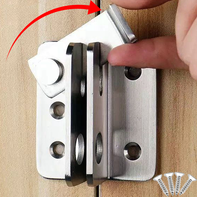 Smart Garden Gate Lock - 1/5set Flip Latch Cancello Chiusure In