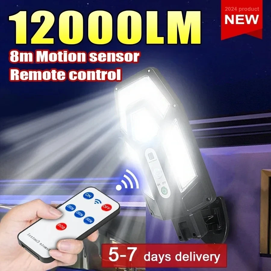 Smart Garden Light Camera - Potente lampada da parete solare 12000LM