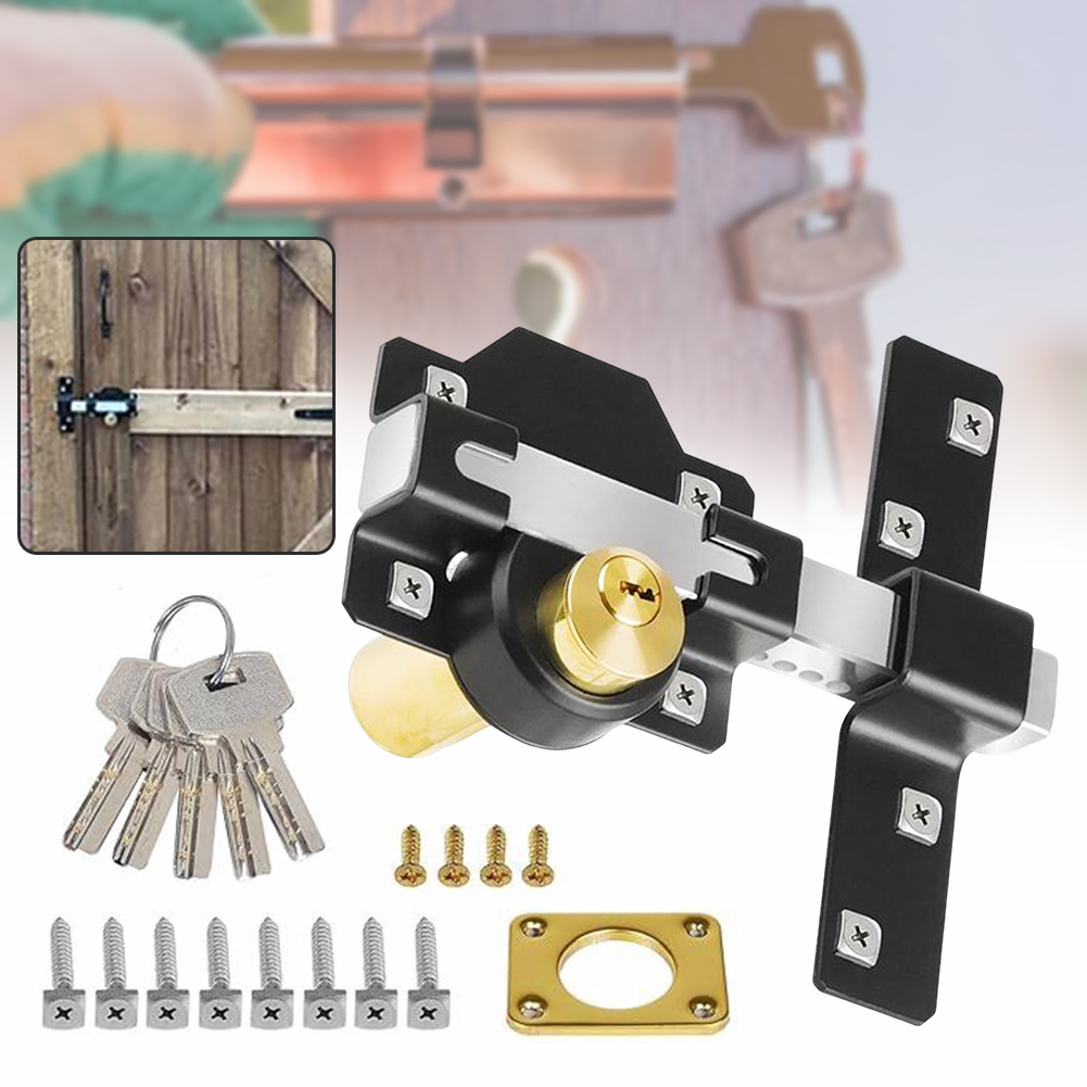 Smart Garden Gate Lock - Blocco della porta del fienile, serratura