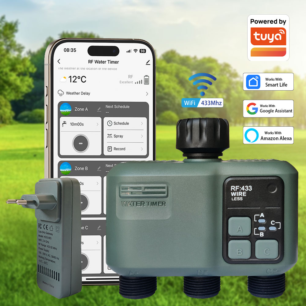 Smart Garden Kit - Timer per Irrigazione da Giardino Tuya