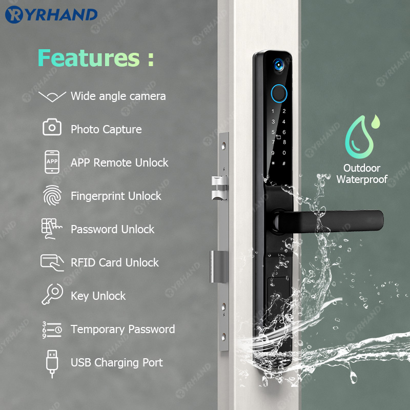 YRHAND IP66 Keyless Cat's Eye  - Smart Garden Gate Lock recensione e prezzo