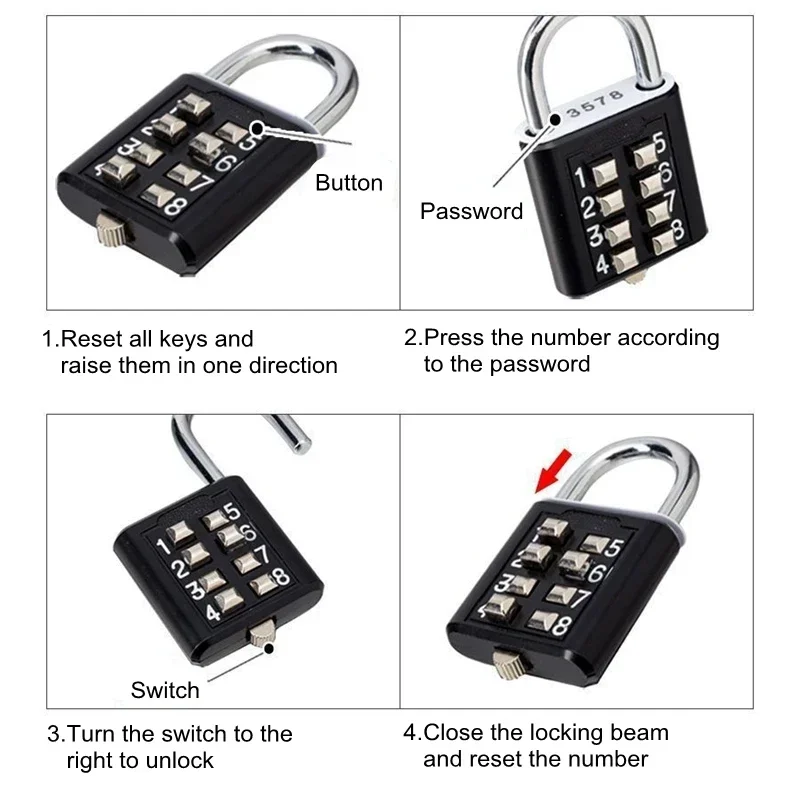 Codice password a 8 cifre Lucc - Smart Garden Gate Lock recensione e prezzo
