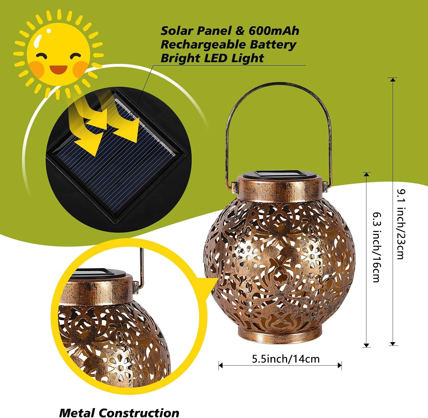 1-6 Lanterne Solari Marocchine - Smart Garden Light Camera recensione e prezzo