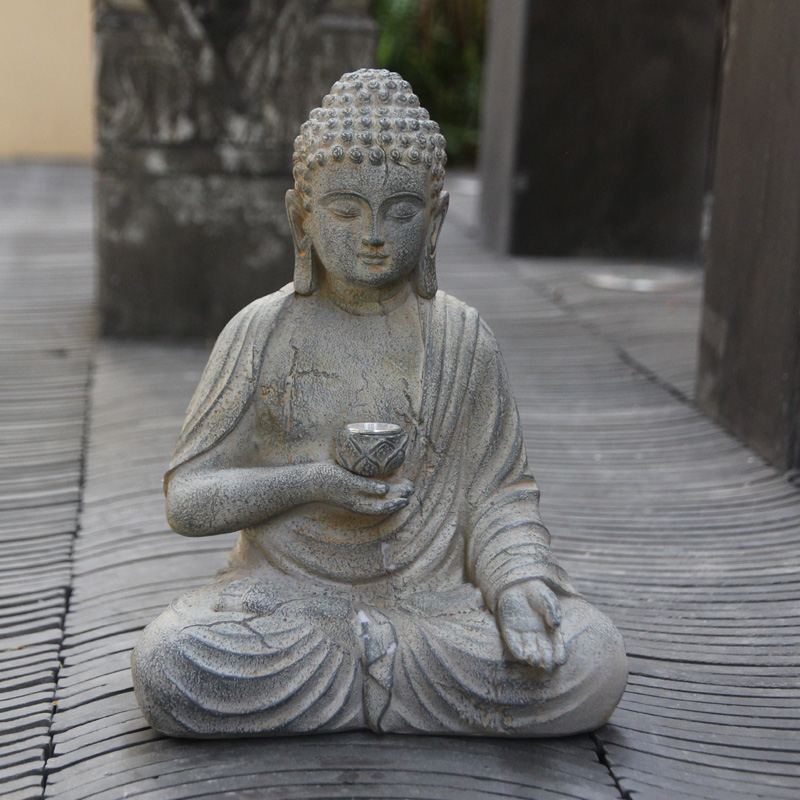 Statua di Buddha solare in res - Smart Garden Ornaments recensione e prezzo
