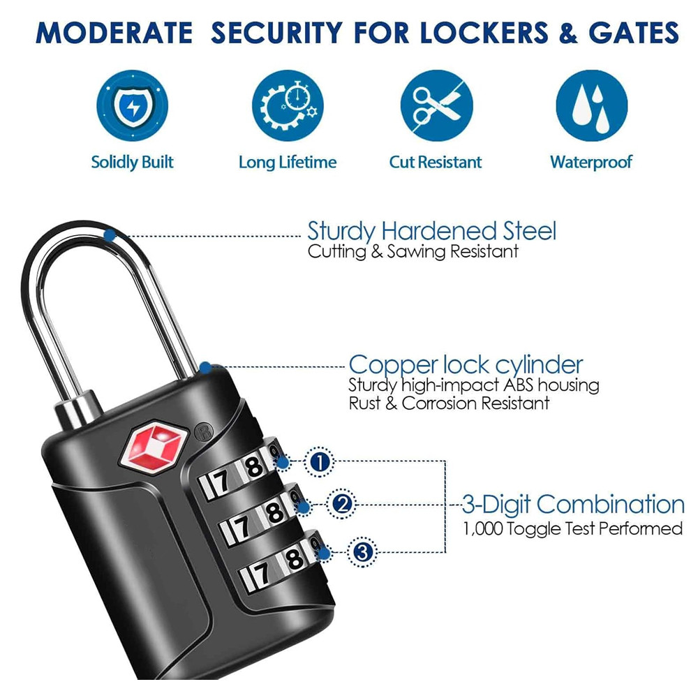 Lucchetti per bagagli approvat - Smart Garden Gate Lock recensione e prezzo