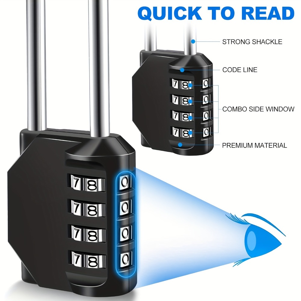 Lucchetto a Combinazione a 4 C - Smart Garden Gate Lock recensione e prezzo