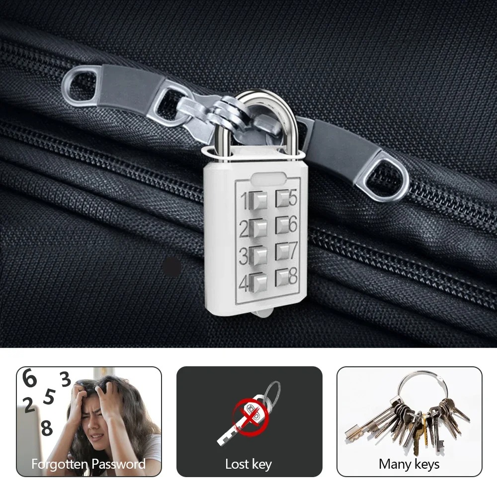 Combinazione a 8 cifre Pulsant - Smart Garden Gate Lock recensione e prezzo