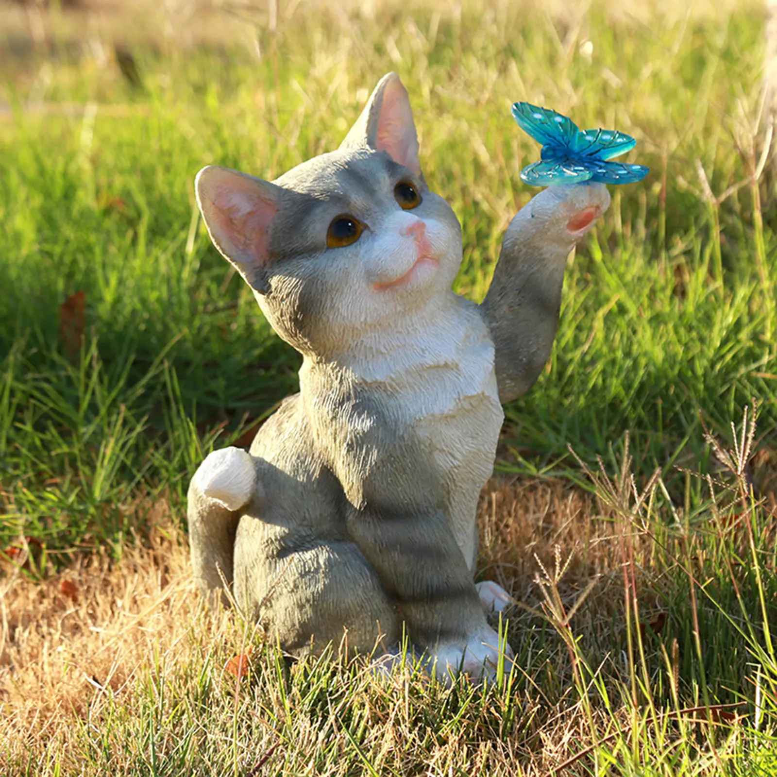 Scultura di gatto all'aperto F - Smart Garden Light Camera recensione e prezzo