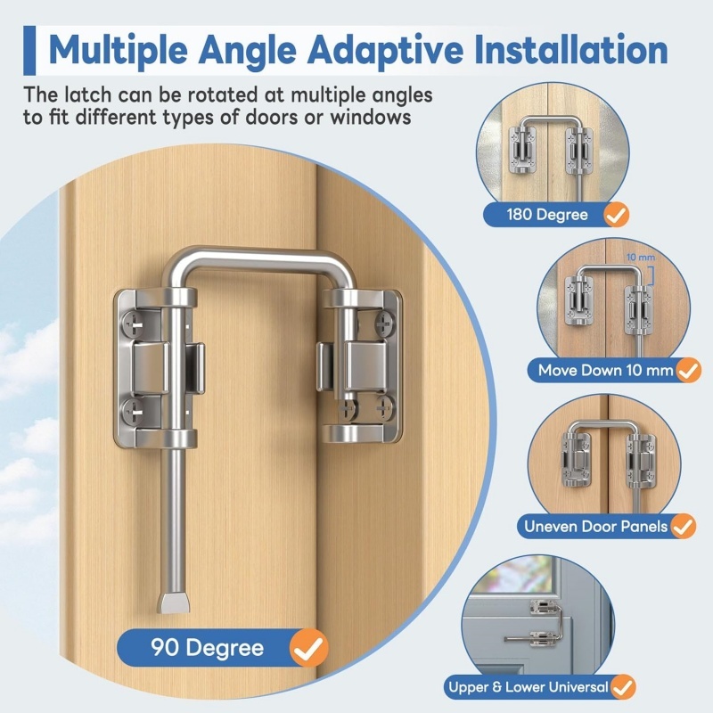 Serratura ad anello per porta  - Smart Garden Gate Lock recensione e prezzo