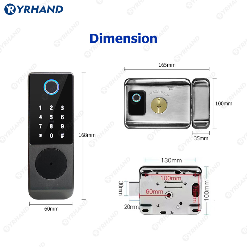 Tuya Smart lock impermeabile W - Smart Garden Gate Lock recensione e prezzo