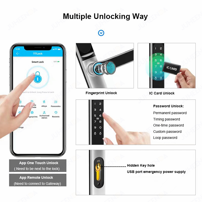 TTLock App Smart serratura per - Smart Garden Gate Lock recensione e prezzo